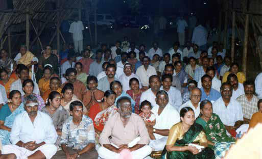 Guru Poornima (the day celebrating the Guru) celebrations on the 5th of July 2001
